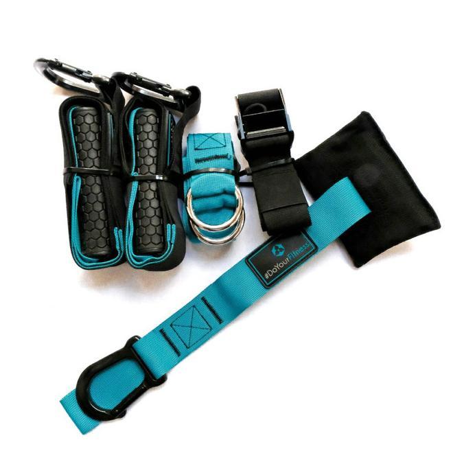 Gambar 【Harga Special】 Trx Suspension Training Fitness Yoga Workout / Alat Olahraga / TRX PRO - Biru Muda dari _NarendraShopp_ undefined Tokopedia