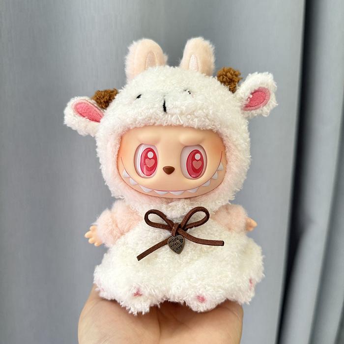 Gambar Labubu Cloth Custume series / baju labubu / kostum labubu - cow ver2 dari Momochi Shop_NEW undefined Tokopedia