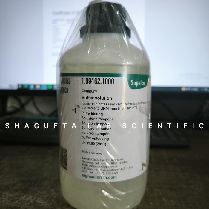 Gambar Buffer Solution pH 11 MERCK 109462 1L dari Haikal Lab Scientific undefined Tokopedia