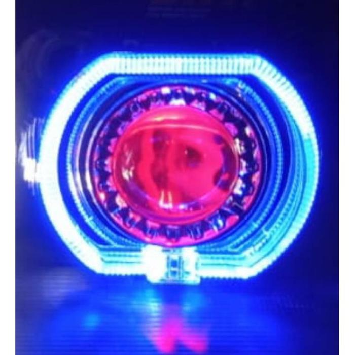 Gambar Biled C70 Lampu Biled Honda C70 C Series Daymaker Biled C70 Biled - merah biru, 4,0 inch + topi dari KRATON CENTER undefined Tokopedia