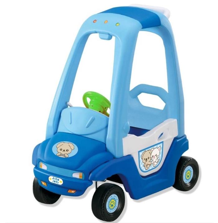 Gambar Yaya Little Tikes Cozy Coupe Tayo Lani Bus Junior JM Poli Jollie Roof Car Ride on - Jollie Biru dari Toylandstore Mainankiddo undefined Tokopedia
