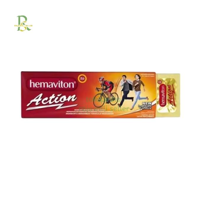 Gambar HEMAVITON STAMINA PLUS/ HEMAVITON ACTION per 1 strip isi 5 kapsul - action dari rajawali seller undefined Tokopedia