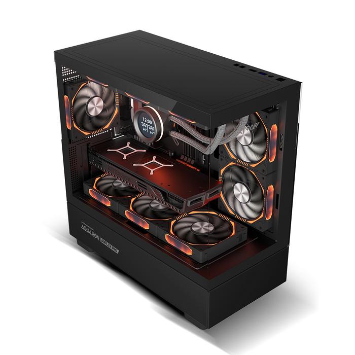Gambar Casing Armaggeddon Aquaron Duplex PRO Micro ATX Casing Gaming PC - Hitam dari kusuma komputer_NEW undefined Tokopedia