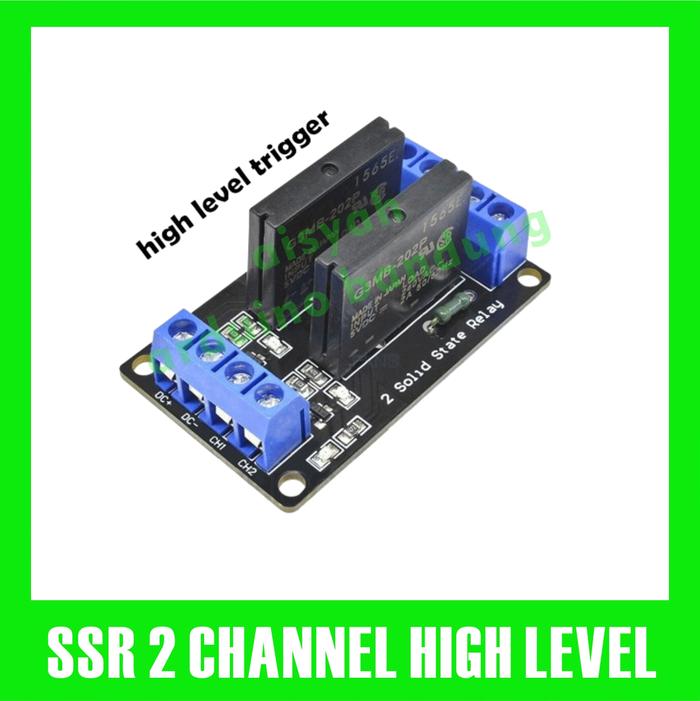 Gambar Solid State Relay Module SSR 2 Channel High Trigger dari aisyah arduino bandung undefined Tokopedia