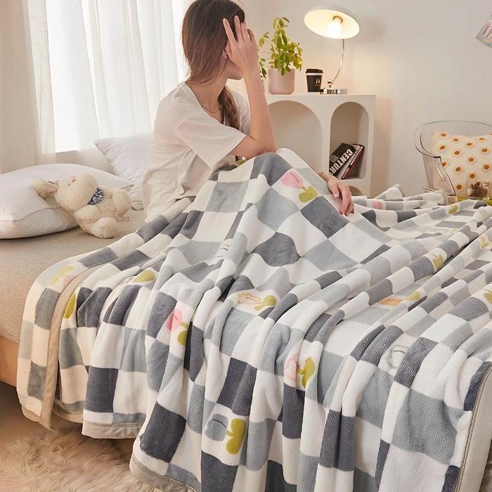 Gambar Selimut Dewasa Bulu Halus 150x200 Motif Keren Asriyasashii Terlaris - KUCINGGARIS150 dari Asri Yasashii Colection undefined Tokopedia