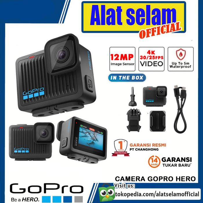 Camera Action Cam Gopro Hero Kamera Aksi Selam Underwater Waterproof Dive  Garansi Resmi Original
