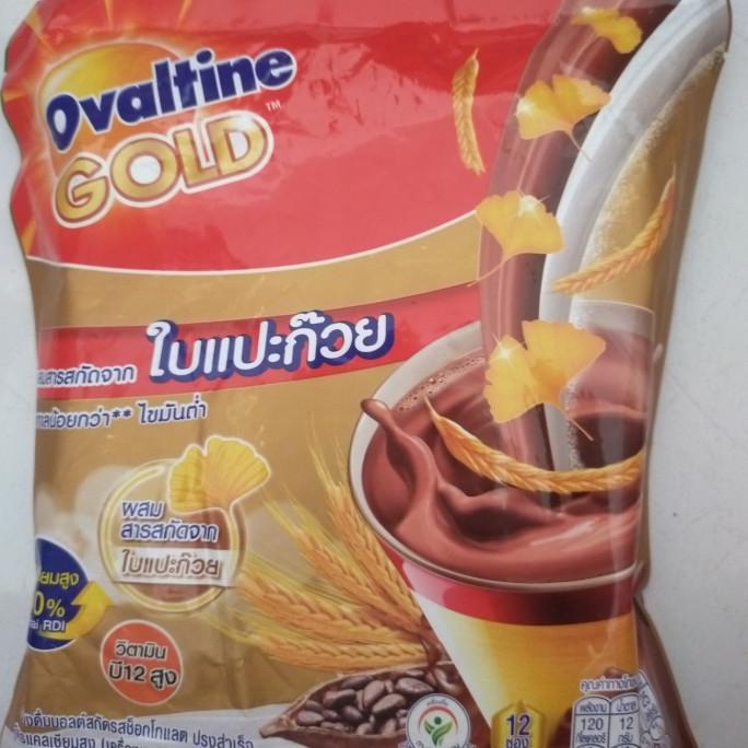 Gambar Best Seller Ovaltine Thailand 3in1 Original Less Sugar Gold Crunchy Finest Cocoa - GOLD dari irmastore12. undefined Tokopedia