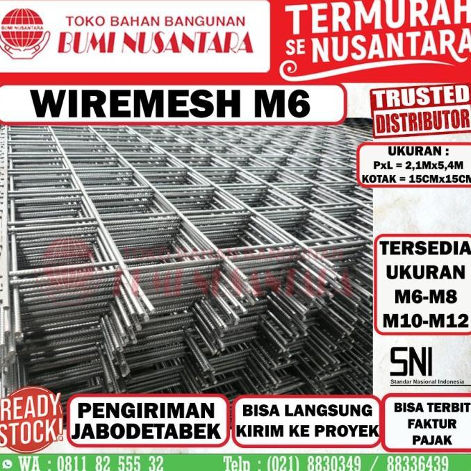 Gambar Wiremesh M6 Full Sni Wire Mesh 6Mm Full Tersedia - M6, STD F dari Amanah Jaya Meubel undefined Tokopedia