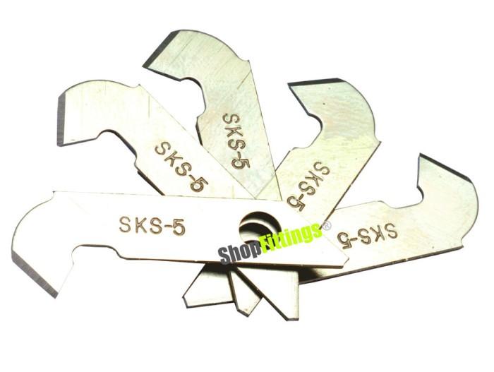 Gambar Sellery 12 238 Acrylic PVC Blade Refil Isi 5 Pisau Potong Aklirik HPL - Sellery Mata X5 dari Shop Fittings undefined Tokopedia