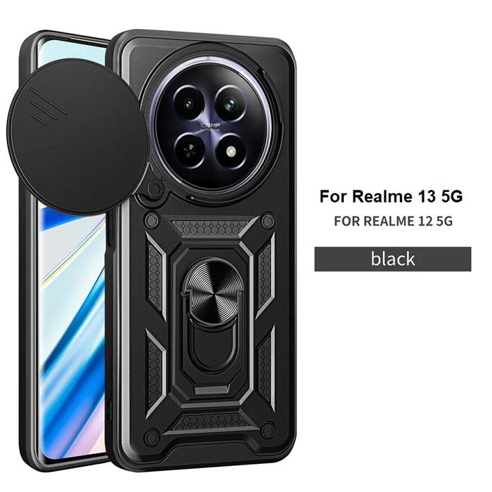 Gambar Case Realme 13 5G - 12 5G Softcase SLIDE ARMOR CAMERA PROTECTION Case Casing Hp Realme 12 5G - 13 5G - Hitam, Realme 12 5G dari Drawacc undefined Tokopedia