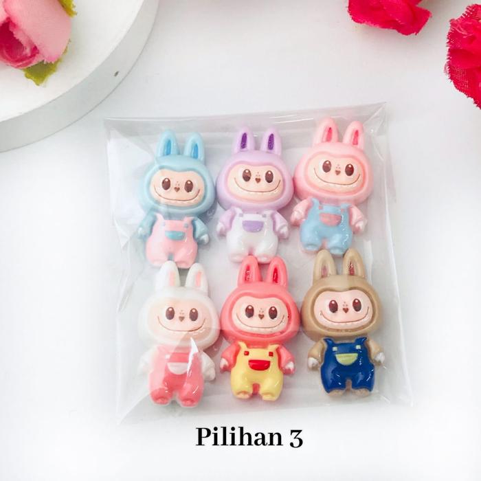 Gambar RESIN CLAY LABUBU  DIY /RESIN THE MONSTER LABUBU/ APLIKASI LABUBU - 3 dari Toko Story Sby undefined Tokopedia
