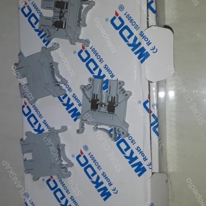 Gambar WKDQ JUK3N Feed-through terminal block- WonkedQ Contact-RoHS - Abu-abu dari STORE CILANGKAP undefined Tokopedia