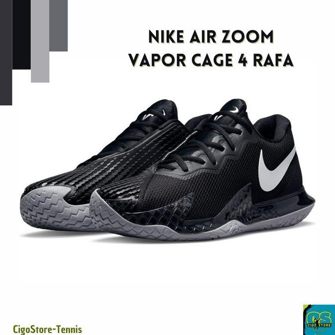 Sepatu Tenis Nike Air Zoom Vapor Cage Rafa (Black) 42 di Abb Toserba  Tokopedia