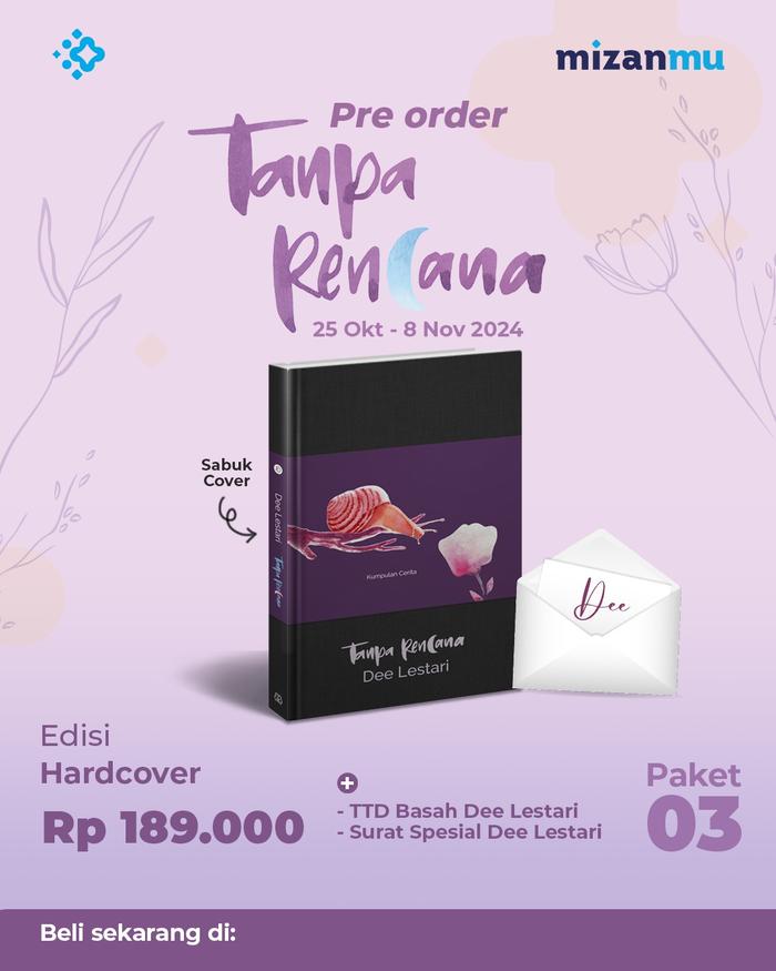 Gambar Buku Novel Tanpa Rencana Dee Lestari Mizan Bumifiksi - Paket 03 HC dari bumifiksijakarta undefined Tokopedia