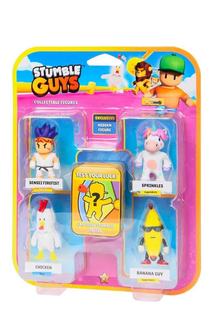 Gambar MAINAN COLLECTIBLE FIGURE STUMBLE GUYS FIGURE 5 PACK BLISTER TERMURAH - Sensei Firefist dari bekedeshop undefined Tokopedia