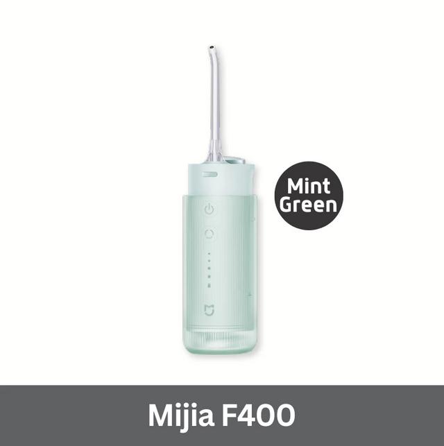 Gambar Xiaomi Electric Oral Irrigator F400 Dental Teeth Cleaner Tooth Flosser Portable 4 Modes Floss IPX7 - GREEN dari Venus Mobile undefined Tokopedia