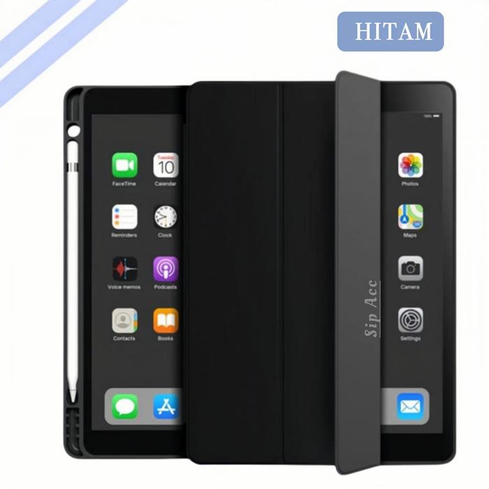 Gambar Case For Samsung Tab S6 Lite / 10.4" / P610 P615 / Flip Cover Smartcase Pen - Case Black dari Sip Acc undefined Tokopedia