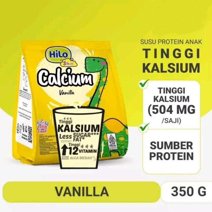 Gambar Susu HiLo Calcium Vanilla isi 10 's HiLo School Strawberry 10 Saset Gusset Coklat 10 Saset- Susu Tinggi Kalsium dari Affan Susu Shop undefined Tokopedia