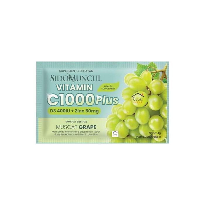 Gambar Sido Muncul Kemasan Box Vitamin C1000 Berbagai Varian Pilih Rasa - Anggur dari ErJu undefined Tokopedia