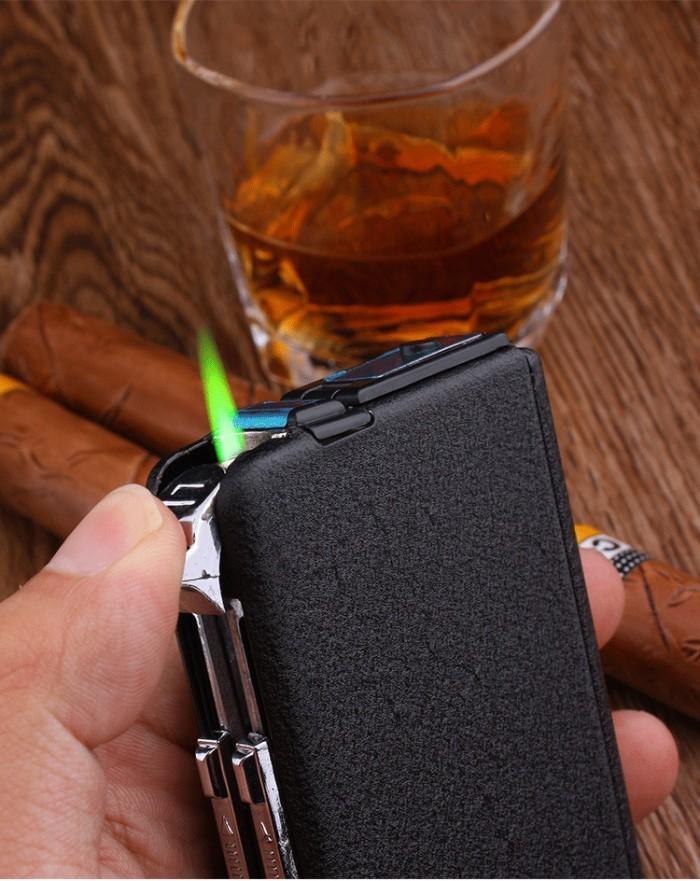 Gambar kotak box tempat rokok plus korek api gas lighter gambar merk roko - Hitam dari ARPUS ONLINE SHOP undefined Tokopedia