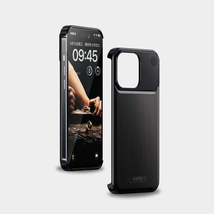 Gambar Colta Aluminium Wood Magsafe Phone Case Casing HP iPhone Wireless Charger Powerbank - Ebony, iPhone 14 PRO dari Colta undefined Tokopedia