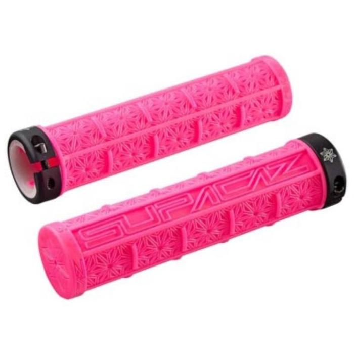 Gambar HAND GRIP STANG SUPACAZ GRIZIPS MTB HANDLEBAR HANDGRIP LOCK WARNA SEPEDA MTB LIPAT SELI XC DOWNHILL - Pink dari Rosyad Bike Store undefined Tokopedia