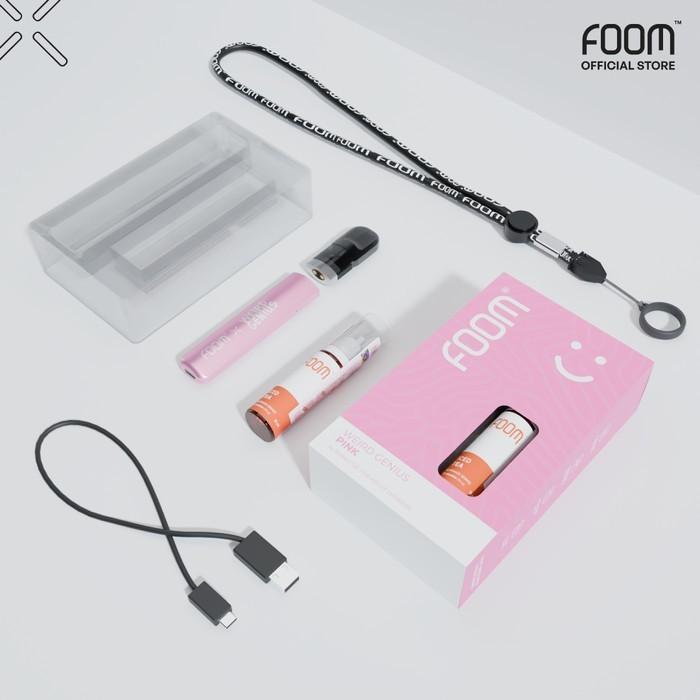 Gambar Foom X Pod Kit Weird Jenius series Original 100% - PINK dari Toko Lowcos ID undefined Tokopedia