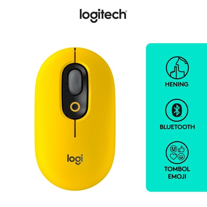 Gambar LOGITECH MOUSE POP WIRELESS BLUETOOTH SILENT EMOJI KEYS - Blast dari Dityashop Tech undefined Tokopedia