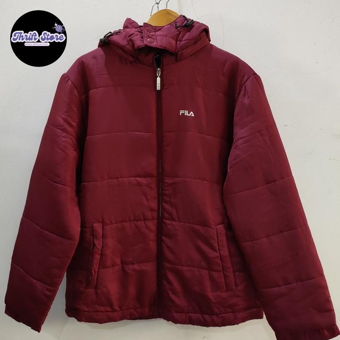 Gambar Jaket Puffer bulang dacron Fila Ori dari second.branded.rk undefined Tokopedia