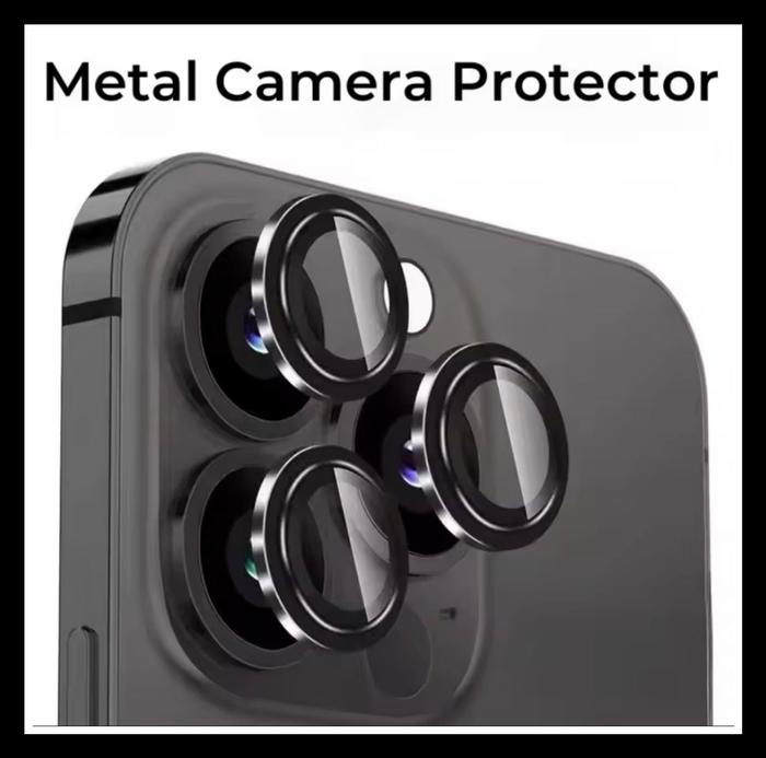 Gambar IPhone 16 / Pro / Plus / Max Ring Camera Tempered Glass Anti Gores Kaca Screen Guard Protector Kamera - HITAM., IPHONE 16. dari T-ORIGINAL STORE undefined Tokopedia