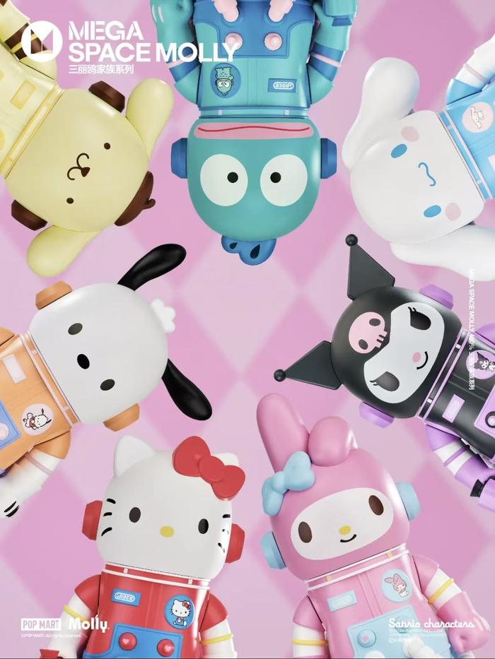Jual POPMART MEGA SPACE MOLLY 400% 400 % SANRIO CHARACTERS FIGURE