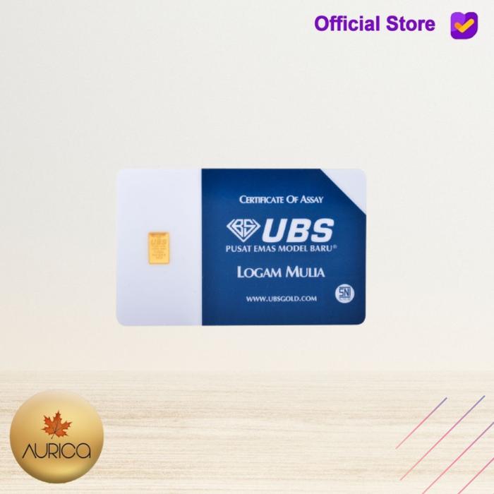 Gambar Logam Mulia UBS (LM UBS) 0.25 Gram dari AURICA ID undefined Tokopedia
