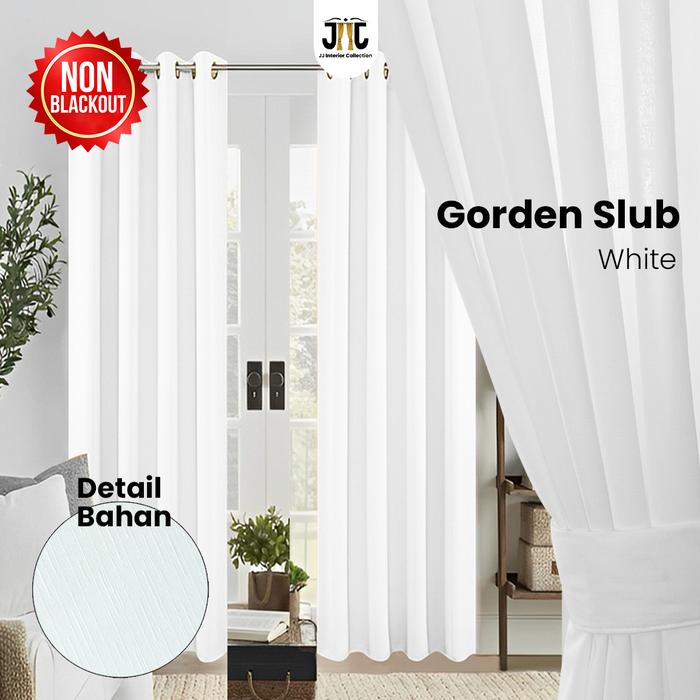 Promo Gorden Jendela hordeng minimalis tirai Java Slub Collections ...