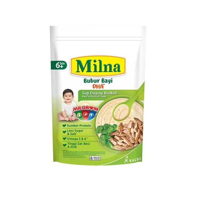 Gambar MILNA BUBUR REGULER 6M+ 120 Gr - Bubur Milna Bayi - SUP DAGING BROK dari Gudang bayi kita undefined Tokopedia