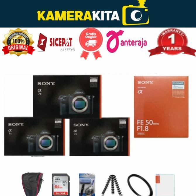 Gambar SONY ALPHA A7 MARK II KIT FE 50MM F/1.8 / KAMERA SONY A7 II KIT 50MM - kamera+lensa dari KAMERA_STOREE undefined Tokopedia