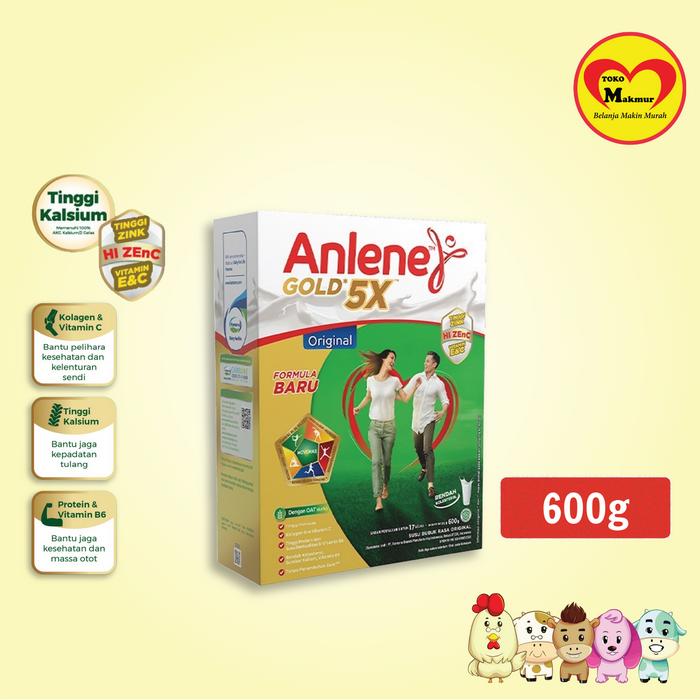 Gambar Anlene Gold 5X Vanila / Original / Coklat 600gr / Toko Makmur Online - Original dari tokomakmurmakinmurah undefined Tokopedia