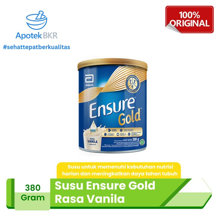 Gambar Ensure Gold HMB Vanila 380 g - Nutrisi Dewasa Rendah Laktosa dari Apotek BKR undefined Tokopedia