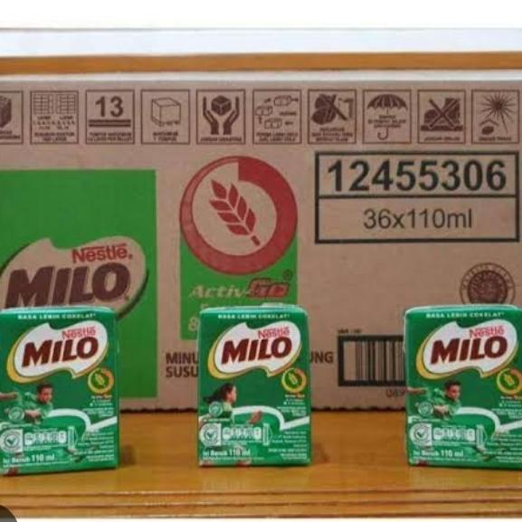 Gambar susu milo uht milo susu uht milo 110ml isi 36 milo karton kartonan dari tokokudiskon undefined Tokopedia
