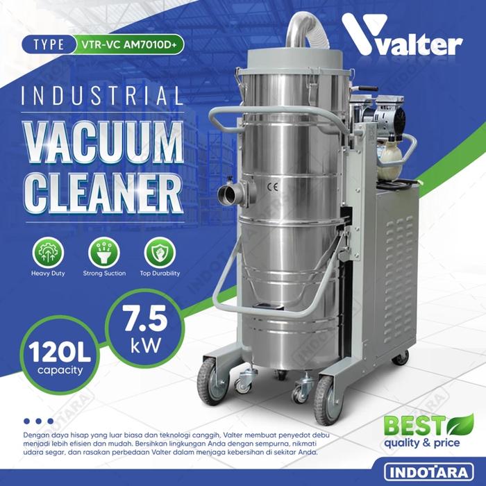Gambar Industrial Vacuum Cleaner Wet & Dry Valter - AM(D+) Series (With Pulse Jet Cleaning + Compressor) - 7010AM (D+) dari PT. Indotara Persada undefined Tokopedia