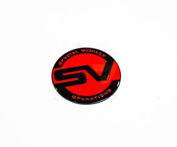 Gambar Badge SV special vehicle operation emblem SV car tail side door badge SV decall or tail gate badge - Red Black, Sv Badge dari Auto Gio tokopedia undefined Tokopedia