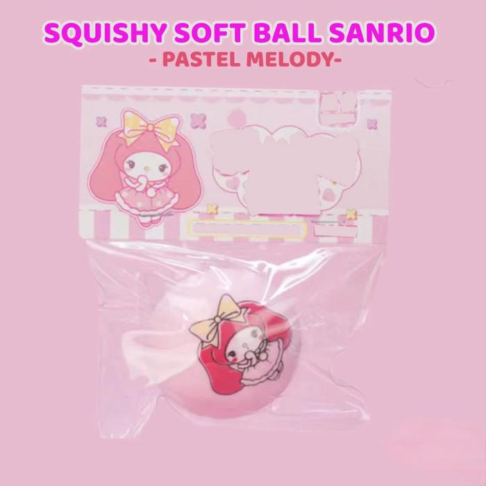 Gambar mainan Taba squishy softball Sanrio capybara stres toy bola - melody dari Victory Sagala undefined Tokopedia