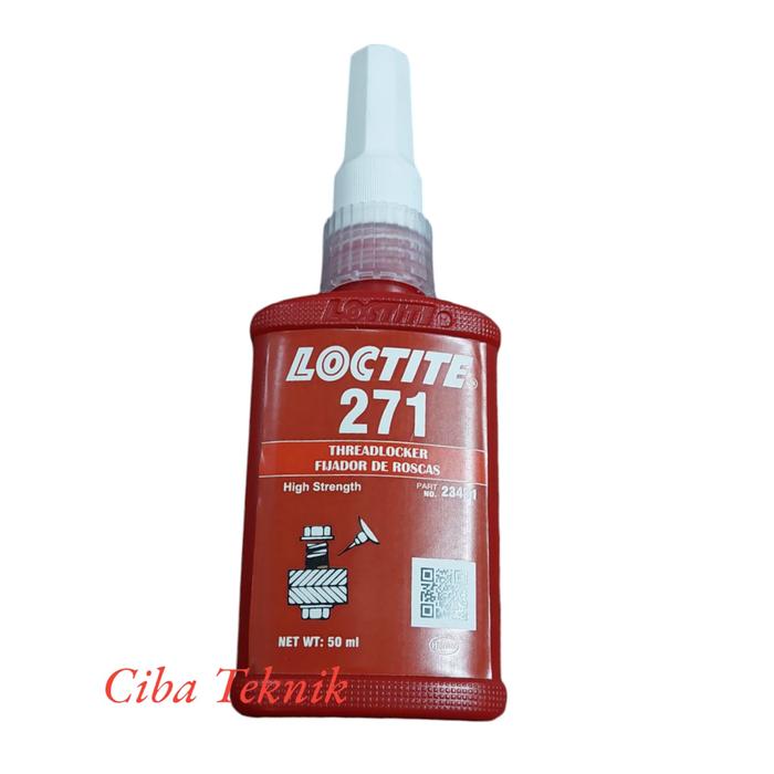 Gambar LOCTITE 271 50ML TREADLOCKER LEM BAUD   sekrup original dari ciba Teknik undefined Tokopedia