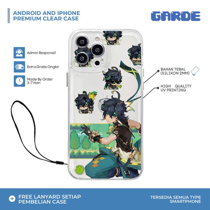 Gambar GENSHIN IMPACT CHARACTER KINICH CHIBI PREMIUM CLEAR CASE HIGH QUALITY CASING HP SAMSUNG XIAOMI POCO XR SE 11 12 13 14 15 PRO MAX PLUS SALE BY GARDE - Kinich - 1, iPhone dari Garde Casestore undefined Tokopedia