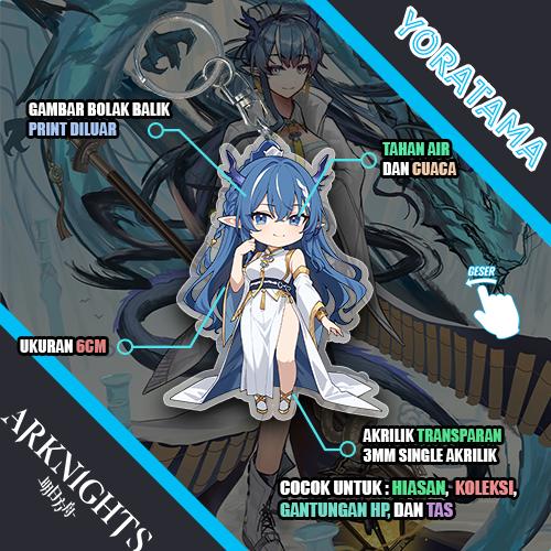 Gambar Gantungan Kunci Arknights Ling, Keychain Single Custom - Ling Skin Chibi dari Yoratama undefined Tokopedia