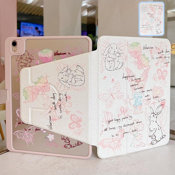 Gambar iPad 5 6 7 8 9 10 Air 1 2 3 4 5 6 Pro 11 Inch 9.7 10.2 10.9 M1 M2 Chip Acrylic Rotary Flip Case Casing Book Cover Sarung Kesing Flipcase Flipcover Bookcover Akrilik Motif Gambar Aesthetic Pink Estetik Slot Pencil Holder 5th 6th 7th 8th 9th 10th Gen 2024 - CASE MOTIF A, IPAD 5 6 dari Maxxi Computer undefined Tokopedia
