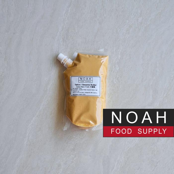 Gambar Tahini   Sesame Butter   Selai Wijen Putih   芝麻酱 - Pouch 500g dari Noah Food Supply undefined Tokopedia