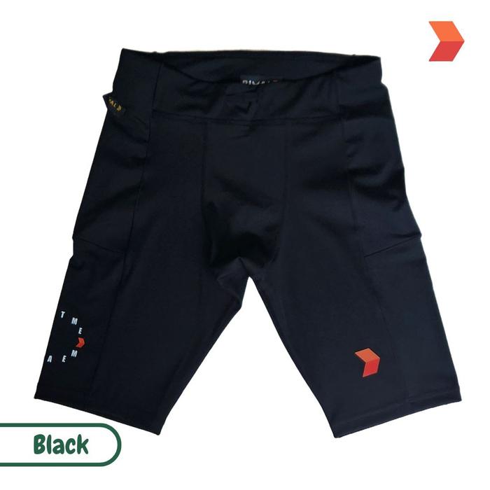 Gambar RIVAL Pro Running Short Tights Men 9 inch - Black, XL dari RivalActive undefined Tokopedia