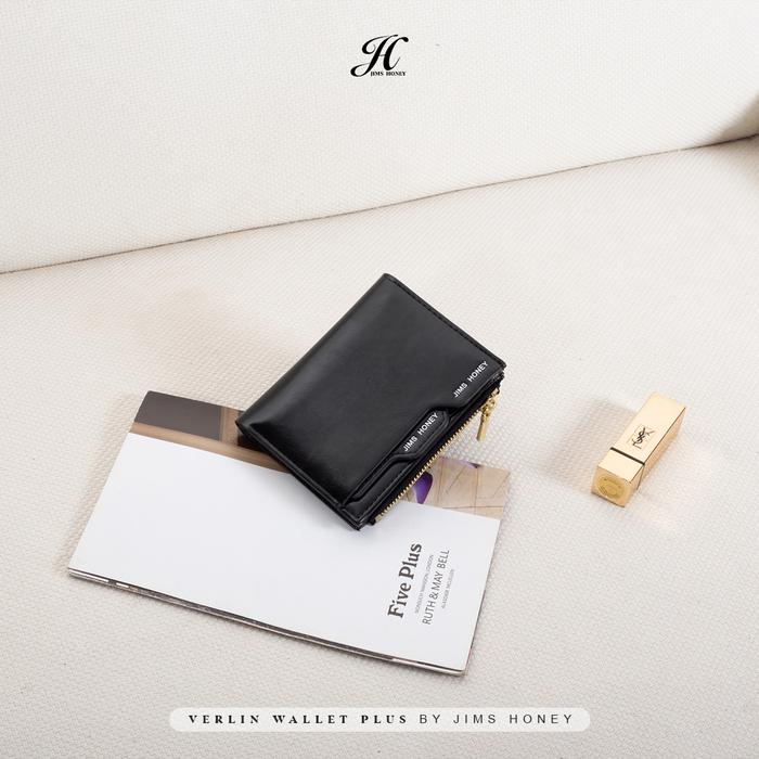 Gambar JIMS HONEY Dompet Lipat Wanita VERLIN WALLET (FREE EXCLUSIVE BOX) - PLUS BLACK dari Supplier Jims Honey_NEW undefined Tokopedia