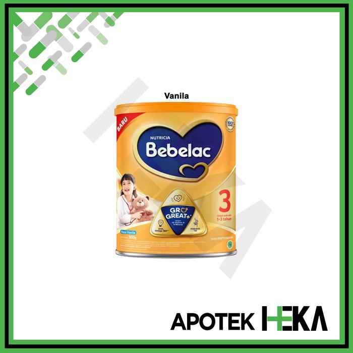 Gambar Bebelac 3 Great Kaleng 800 g - Susu Bubuk Pertumbuhan dari Apotek Heka Bogor undefined Tokopedia