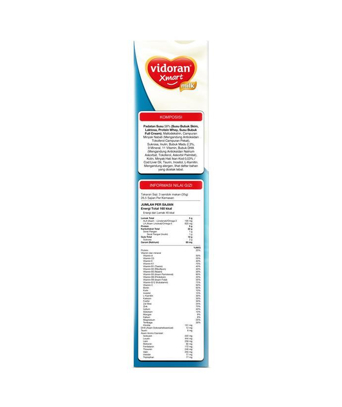 Gambar Vidoran Xmart 1+ Imun Up Susu Formula Madu [925 G/2 Pcs] dari Nadira Stor undefined Tokopedia